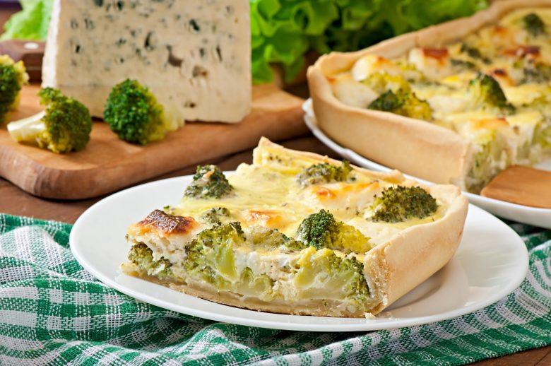 Quiche de brócolis diet