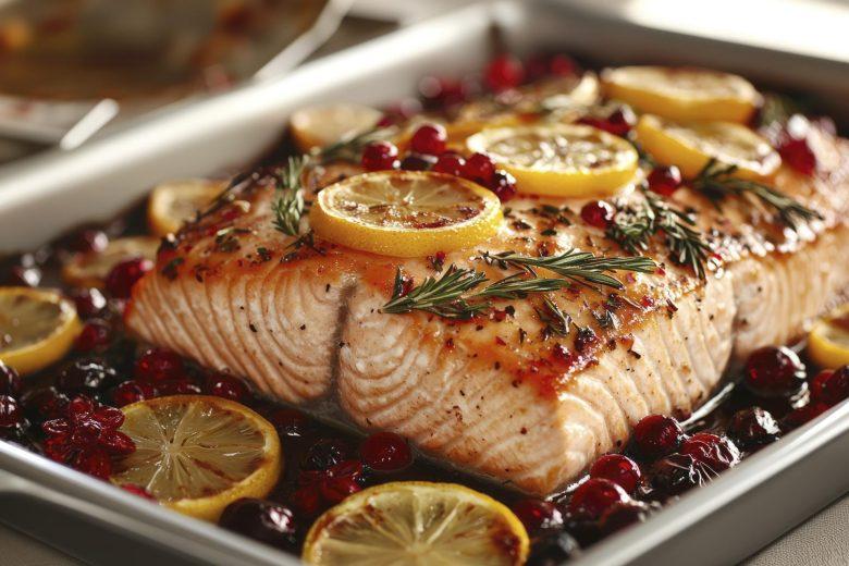 Salmão com molho de laranja e gengibre