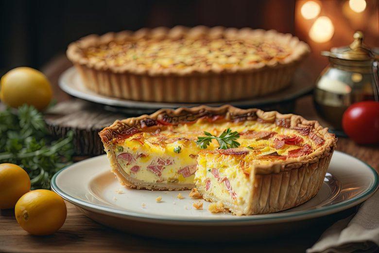 Quiche de presunto diet