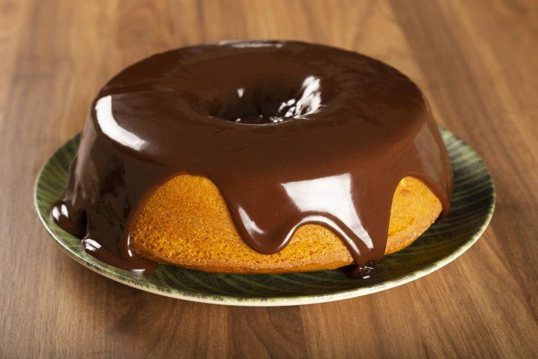 Bolo de cenoura incrementado