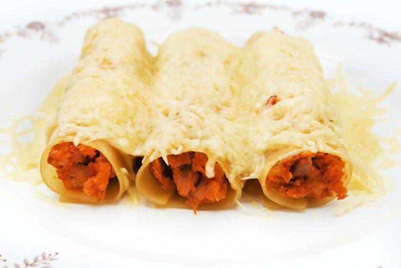 Canelone de linguiça
