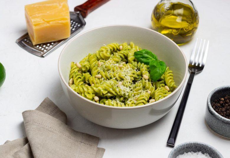 Fusili ao pesto ao genovese