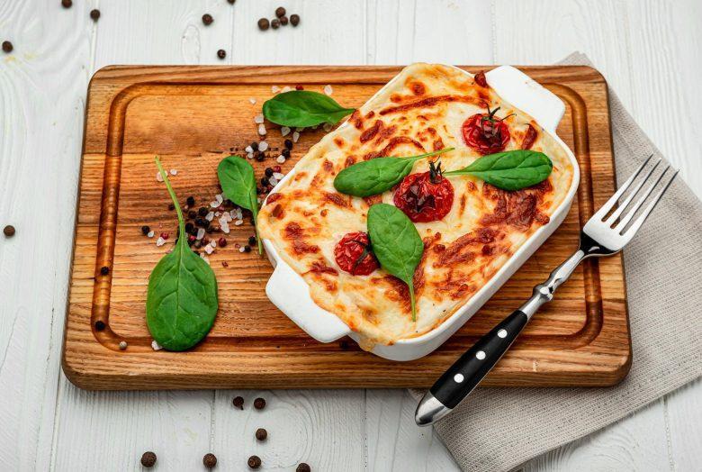 Lasanha de tomate seco