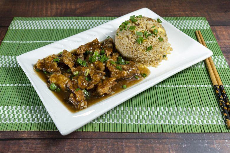 Filé de frango assado com shoyu