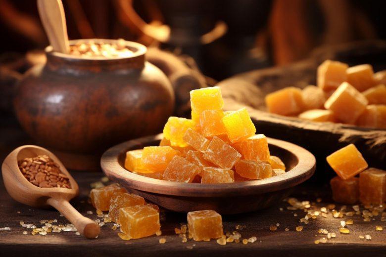Batata doce cristalizada