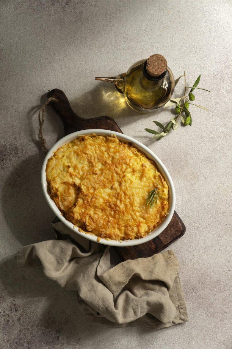 Escondidinho de carne e abóbora