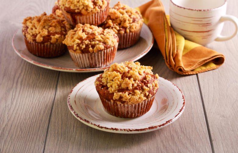 Muffin de coco queimado