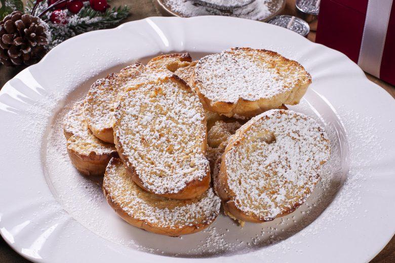 Rabanada no forno
