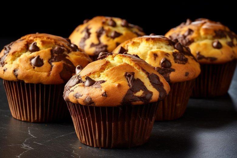Bolinho de chocolate com banana