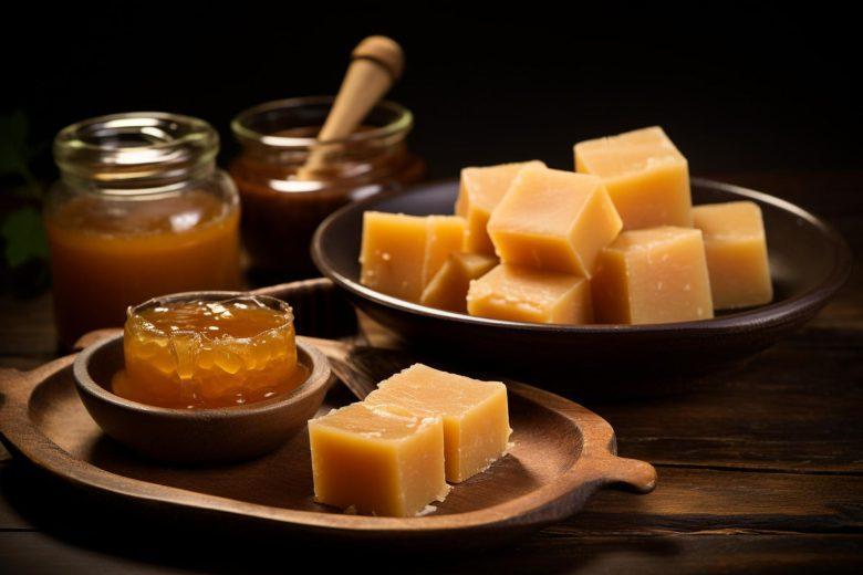 Quadradinho de doce de leite