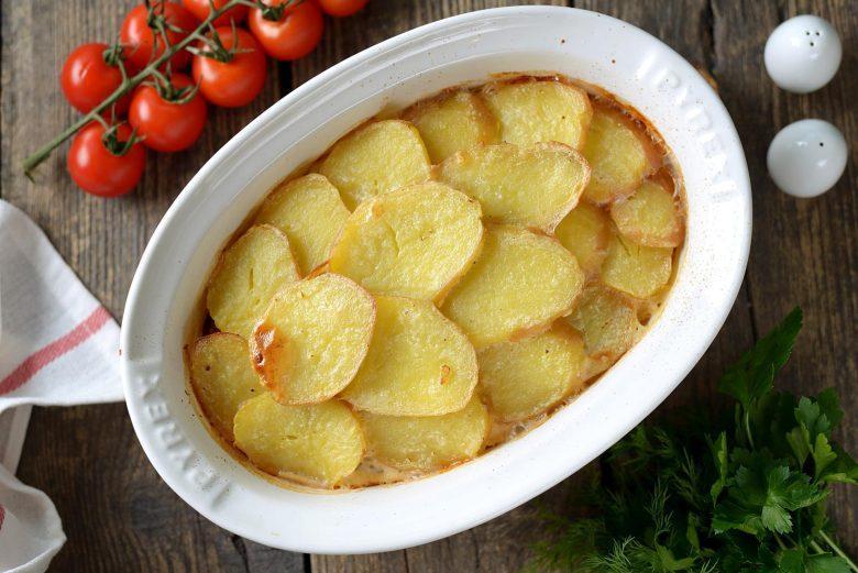 Batata ao creme de cebola
