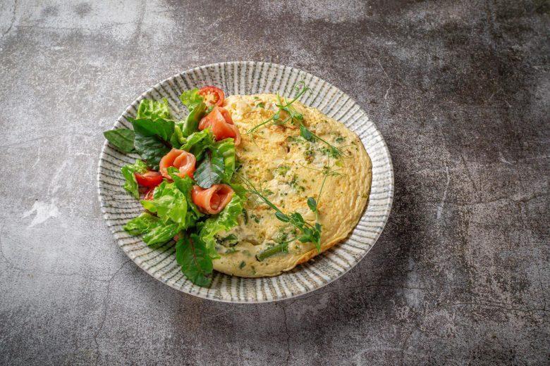 Omelete com ervas finas