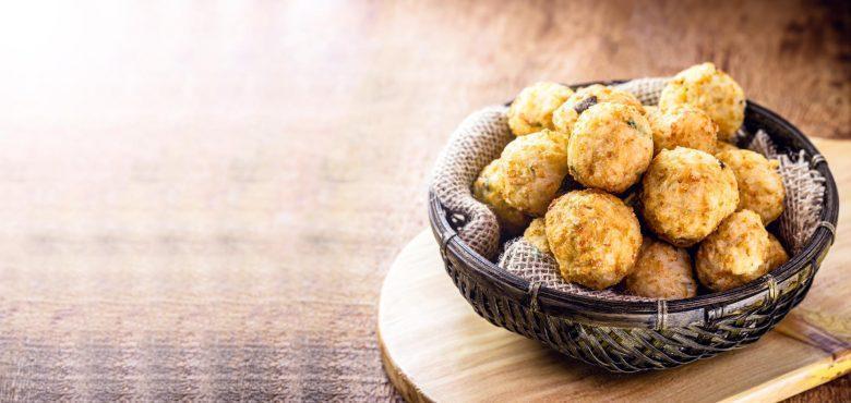 Bolinho de arroz carreteiro