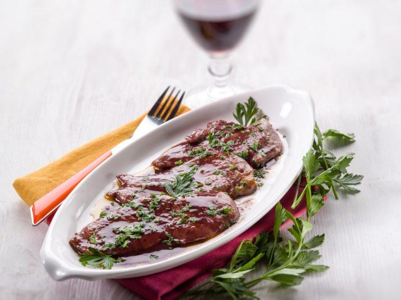 Bife especial ao vinho