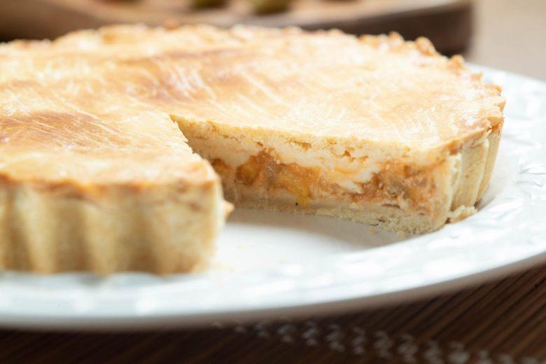 Quiche de frango folhada