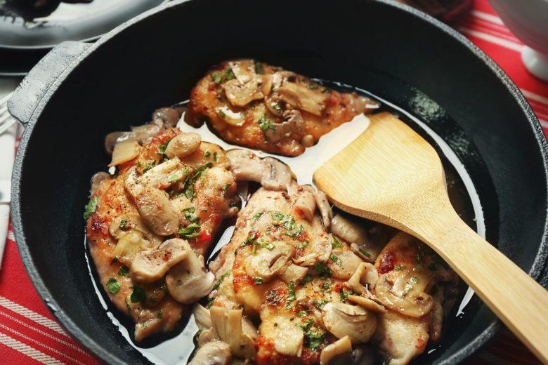 Frango ao molho de vinho do porto