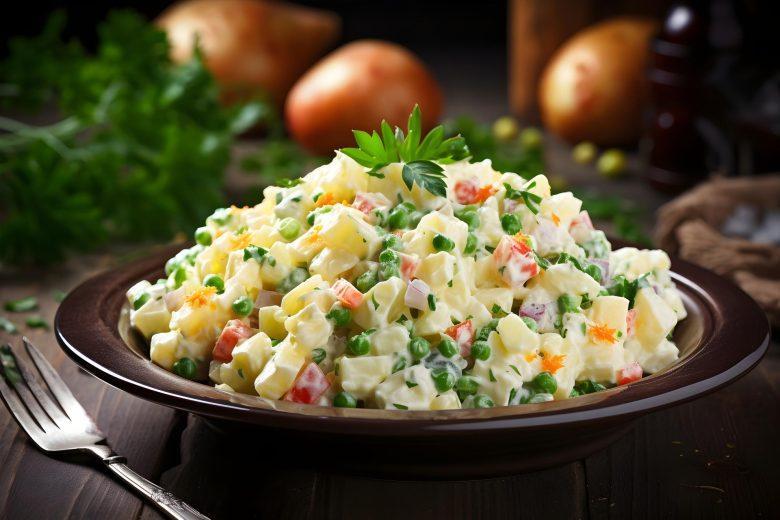 Salada de batata sem maionese
