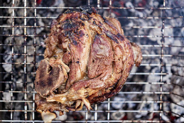 Pernil na brasa