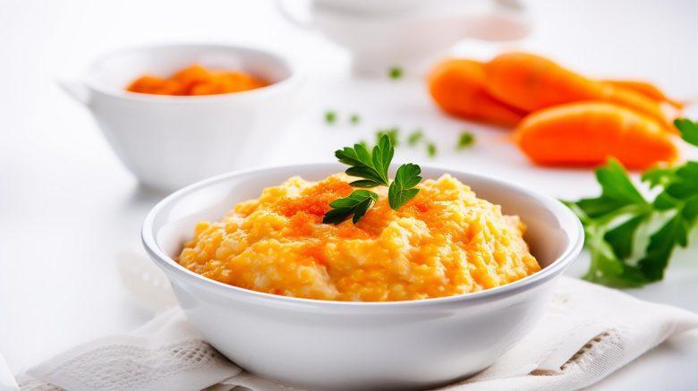 Purê de batata com cenoura