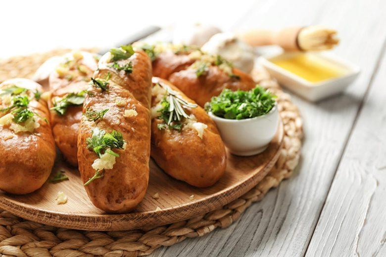Pão de alho com catupiry