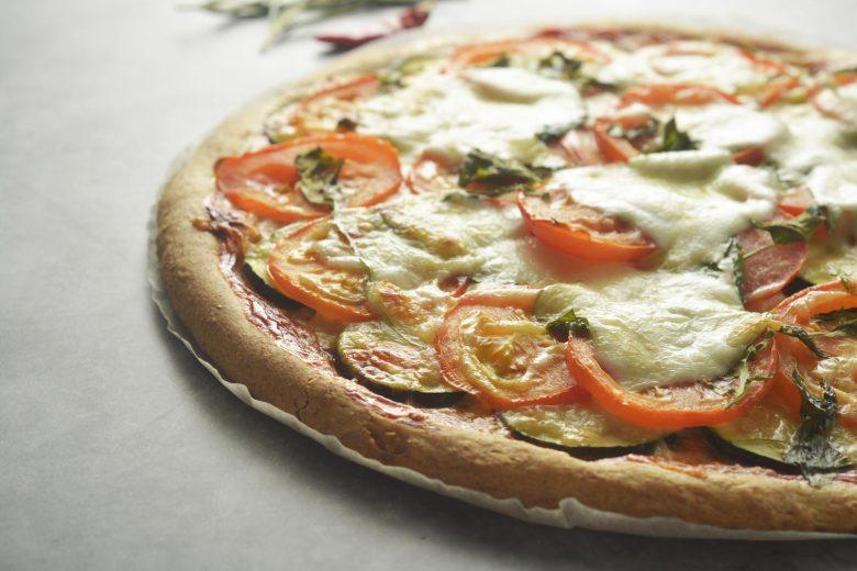 Pizza light de abobrinha