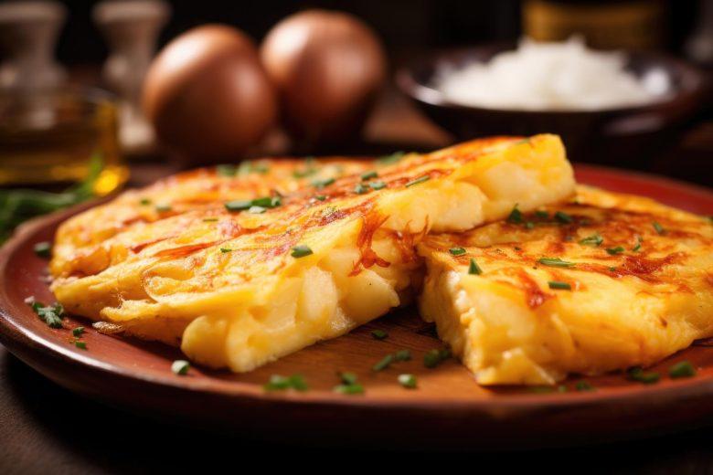 Fritada de batata com cebola
