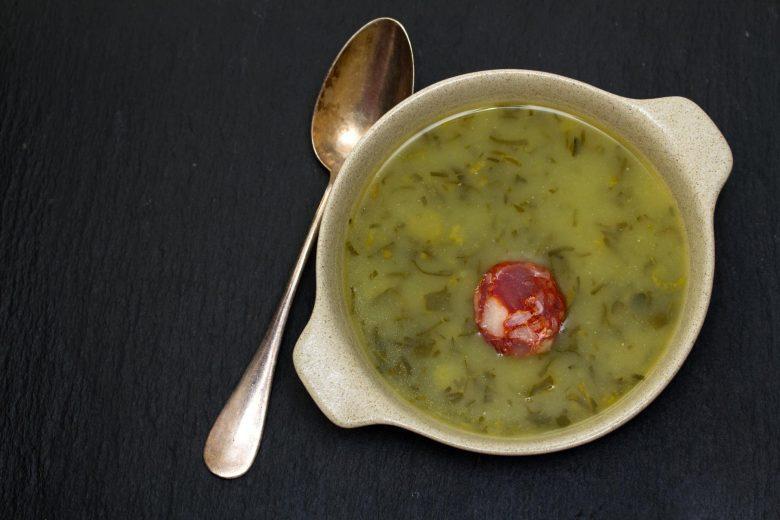 Caldo verde diferente