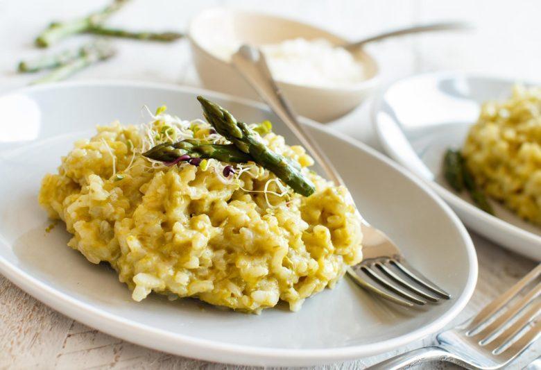 Risoto de aspargos