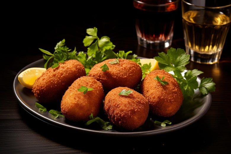 Croquete de mandioca