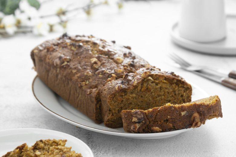 Bolo de aveia com banana