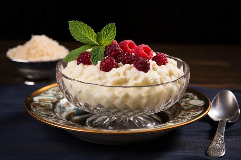 Arroz doce colorido