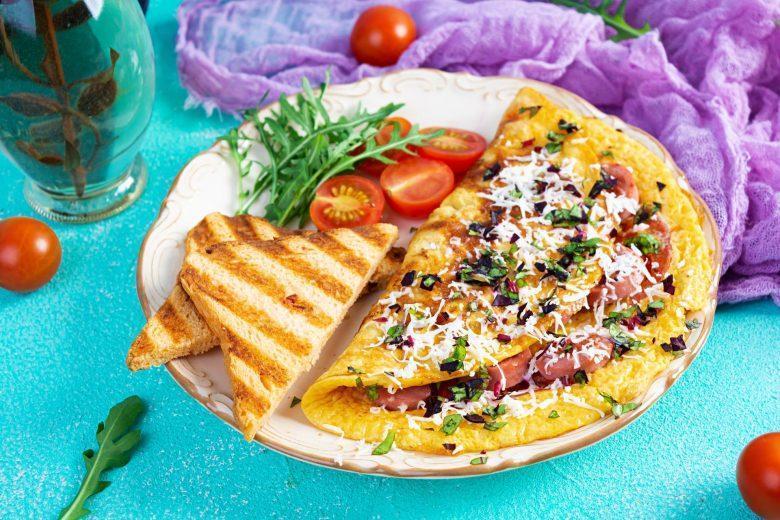Omelete de linguiça especial