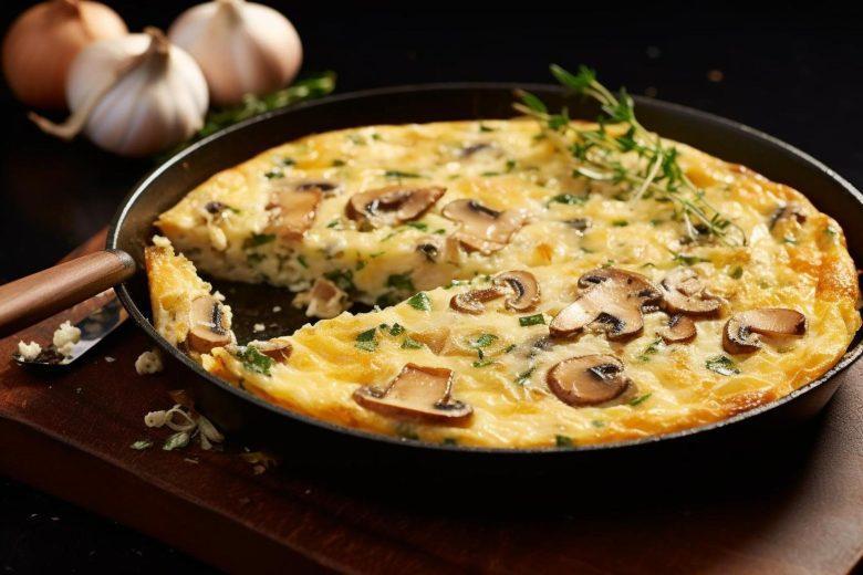 Fritada com champignon