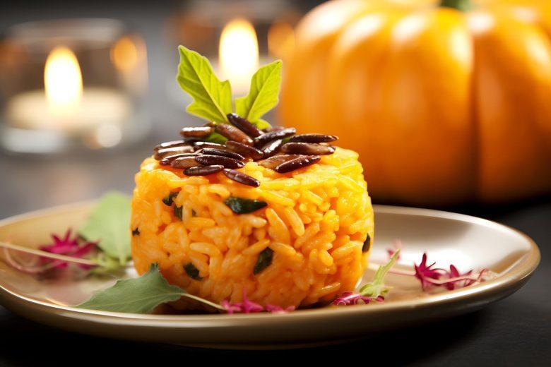 Arroz 7 grãos com abóbora