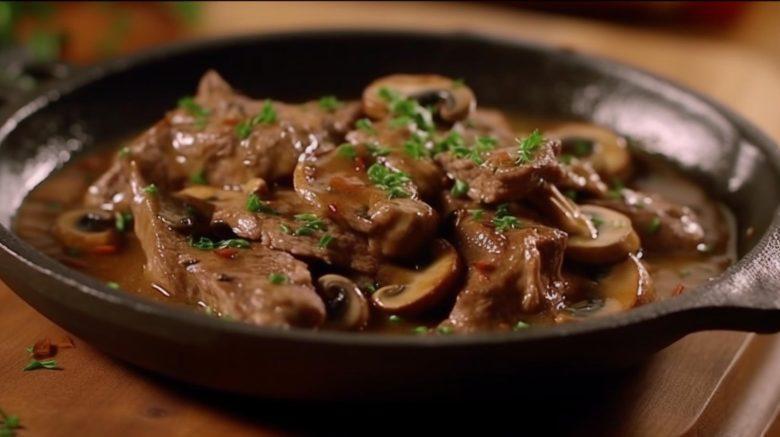 Carne ao molho madeira