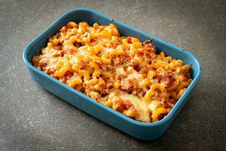 Macarrão à bolonhesa cremoso