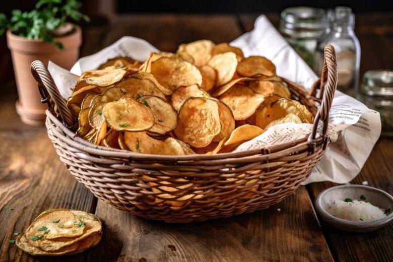chips de batata doce
