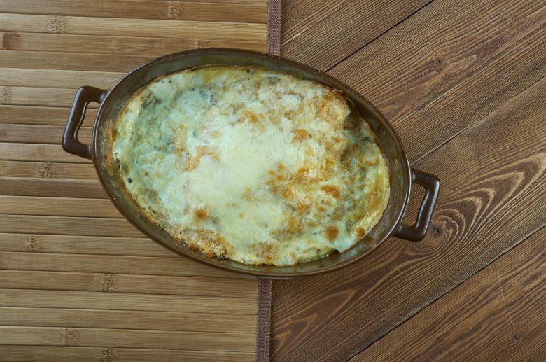 Escondidinho de peixe gratinado