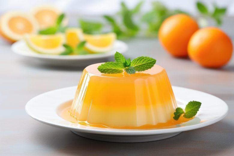 Gelatina mousse de laranja