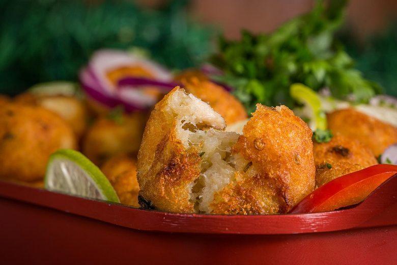 Bolinho de bacalhau apimentado