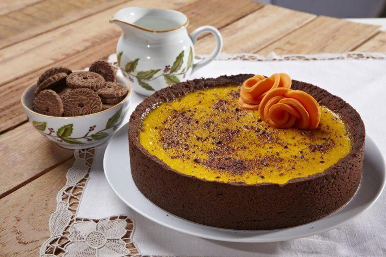 Torta cremosa de abóbora