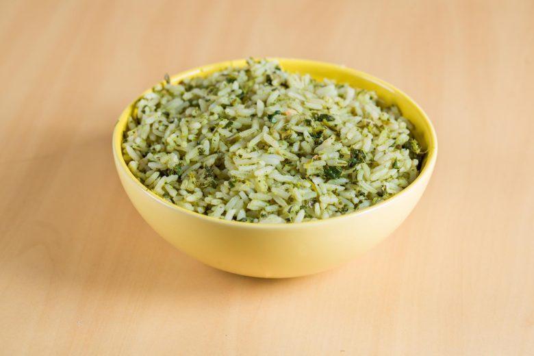Arroz com brócolis light