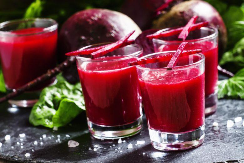 Suco de goiaba com beterraba