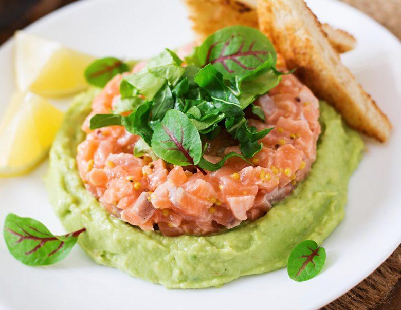 Tartare de salmão light