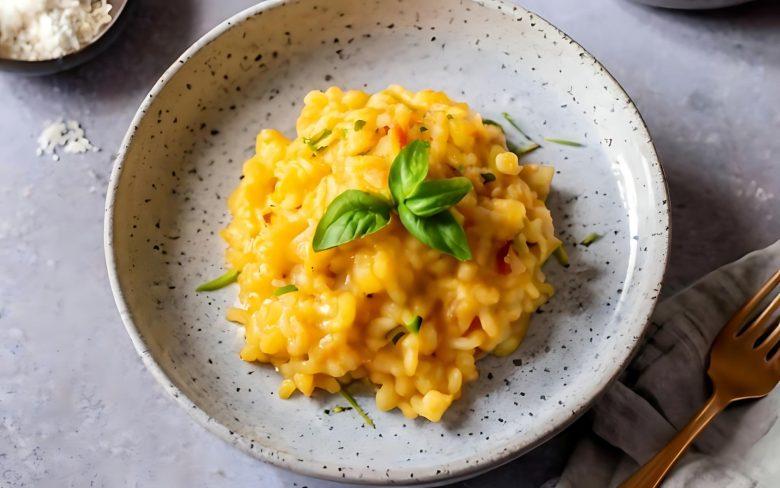 Risoto integral de cenoura
