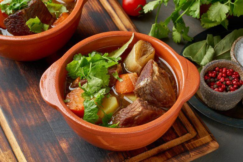 Carne seca com batata
