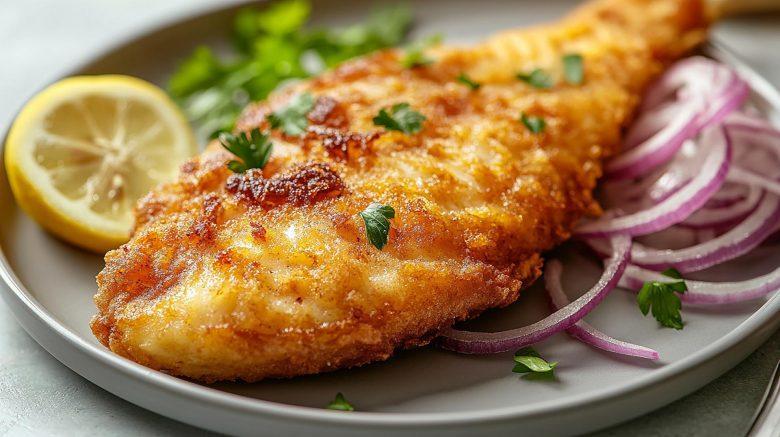 Filé de frango empanado light