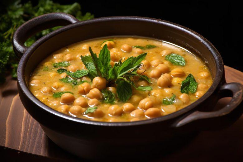 Sopa de grão de bico light