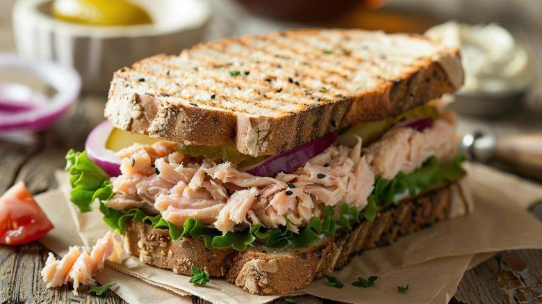 Lanche natural de atum