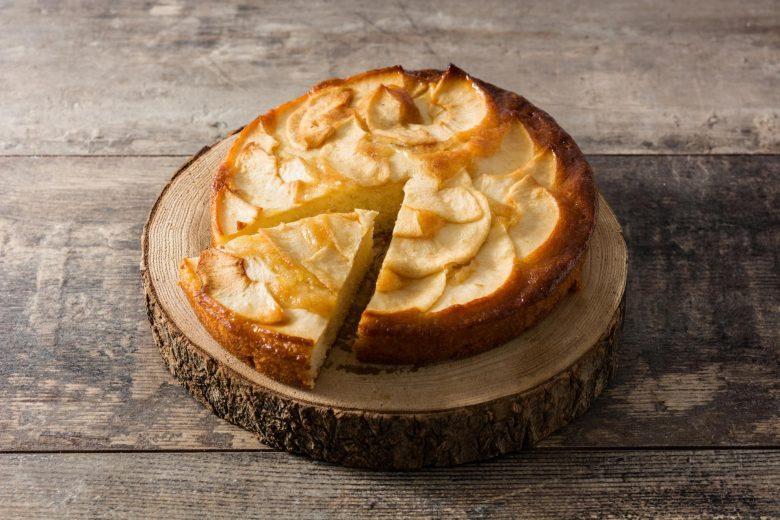 Torta caseira de maçã